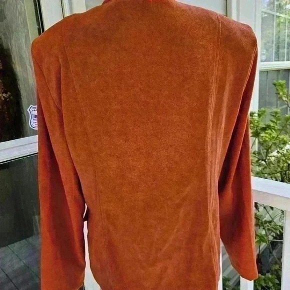 Sag harbor woman's burnt orange blazer size 8 - Picture 3 of 3